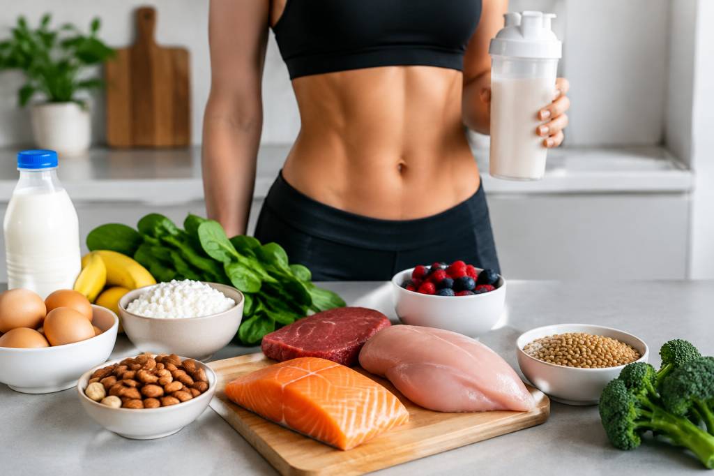 100 g de protéine par jour : guide nutrition sportive pour les abdos et le ventre plat